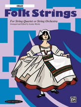 Folk Strings-Str Qrt/Str Orc-Cello Cello string method book cover Thumbnail